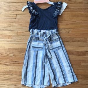 Kenzie girl 2 piece too and bottom pant set.